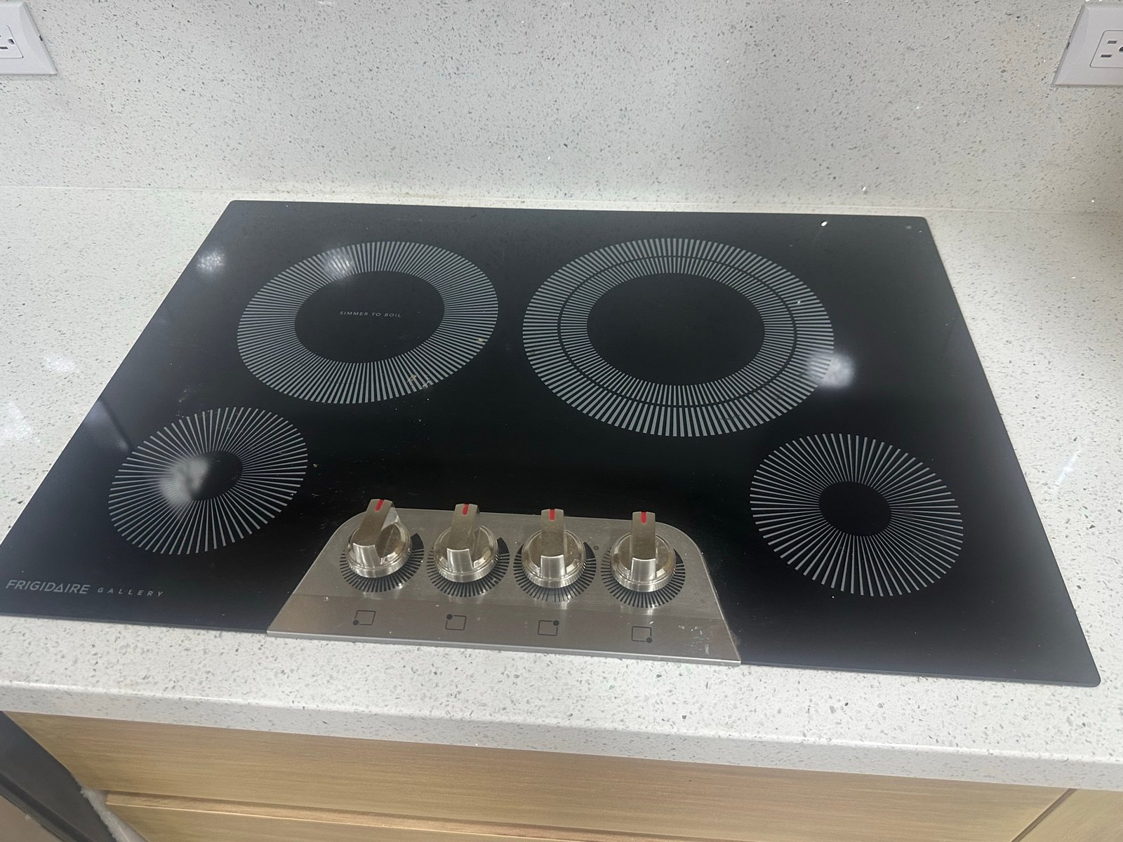 Modern electric cooktop