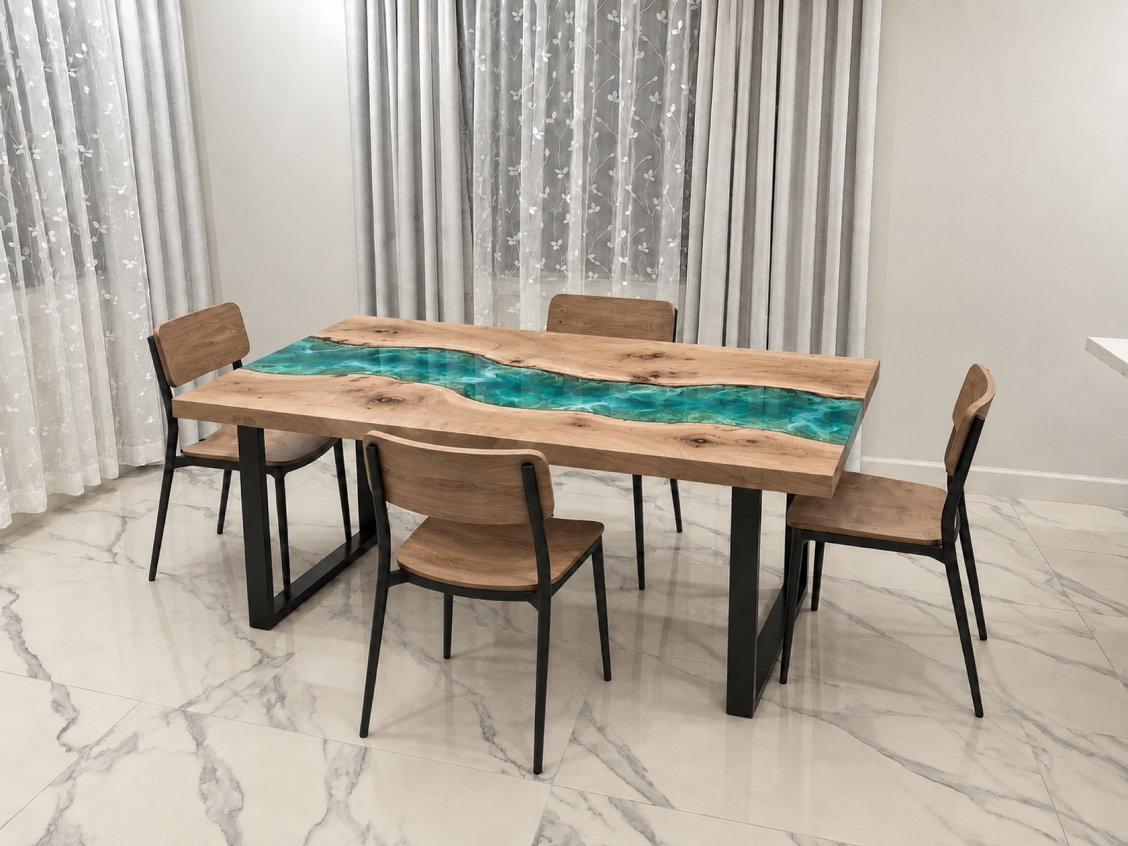 Indoor dining area